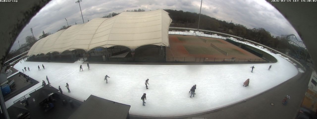 Archiv Foto Webcam Aussenring der Eissporthalle Frankfurt
