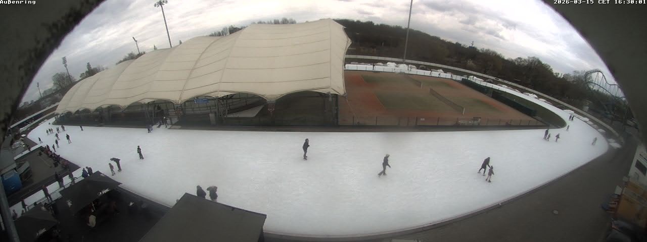 Archiv Foto Webcam Aussenring der Eissporthalle Frankfurt