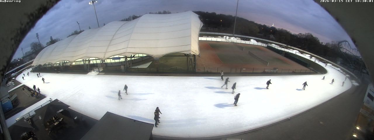 Archiv Foto Webcam Aussenring der Eissporthalle Frankfurt