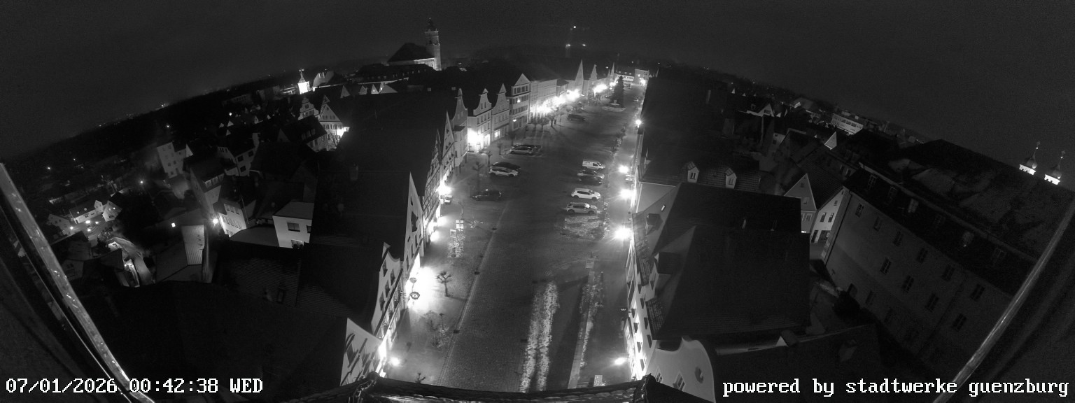 Archived image Webcam Günzburg Town Square