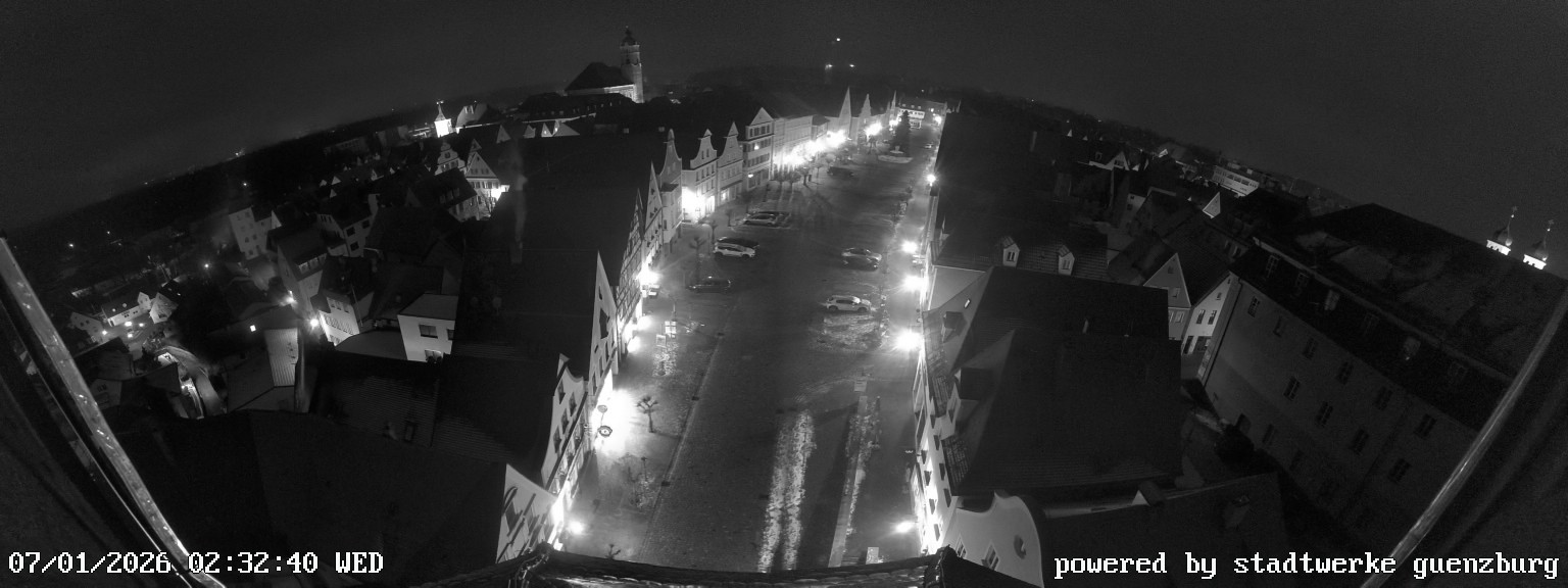 Archived image Webcam Günzburg Town Square