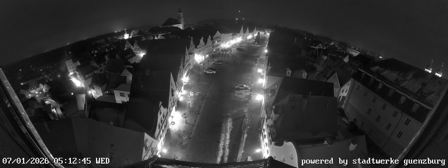 Archived image Webcam Günzburg Town Square