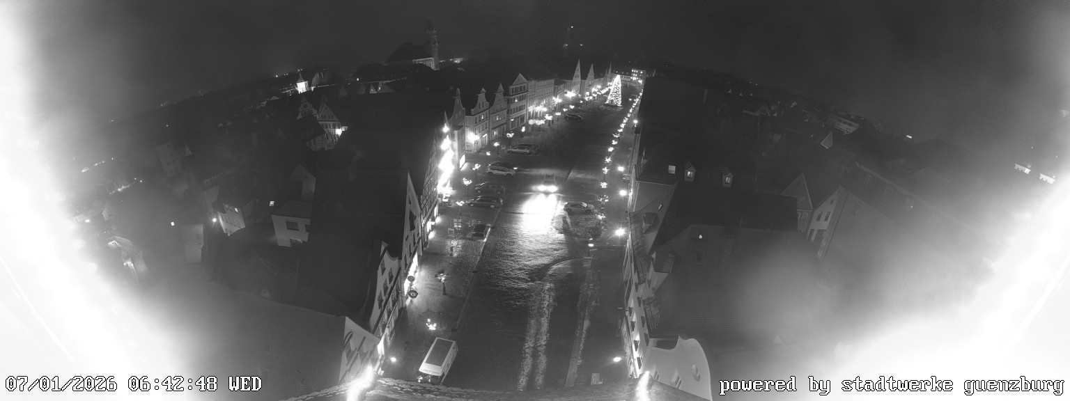 Archived image Webcam Günzburg Town Square