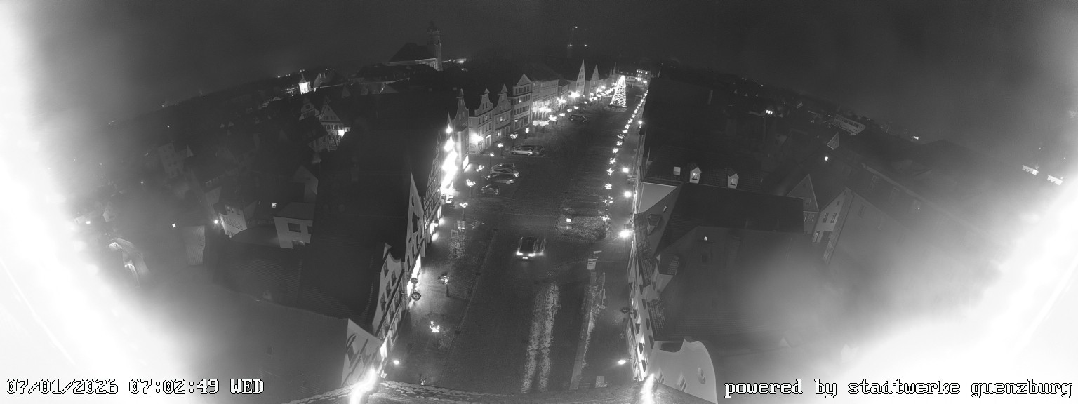 Archived image Webcam Günzburg Town Square