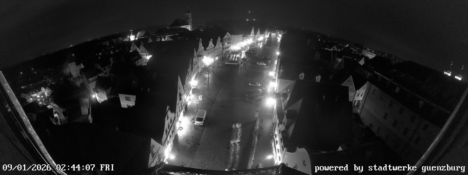 Archiv Foto Webcam Günzburg Marktplatz