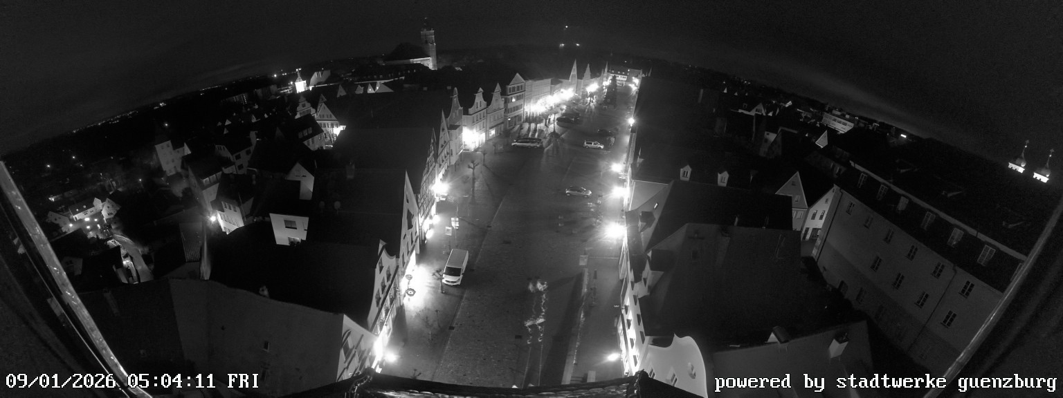Archiv Foto Webcam Günzburg Marktplatz