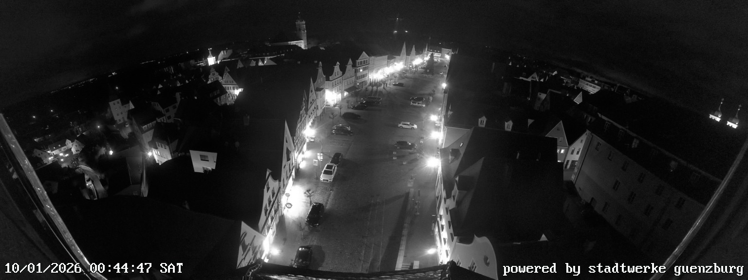 Archiv Foto Webcam Günzburg Marktplatz
