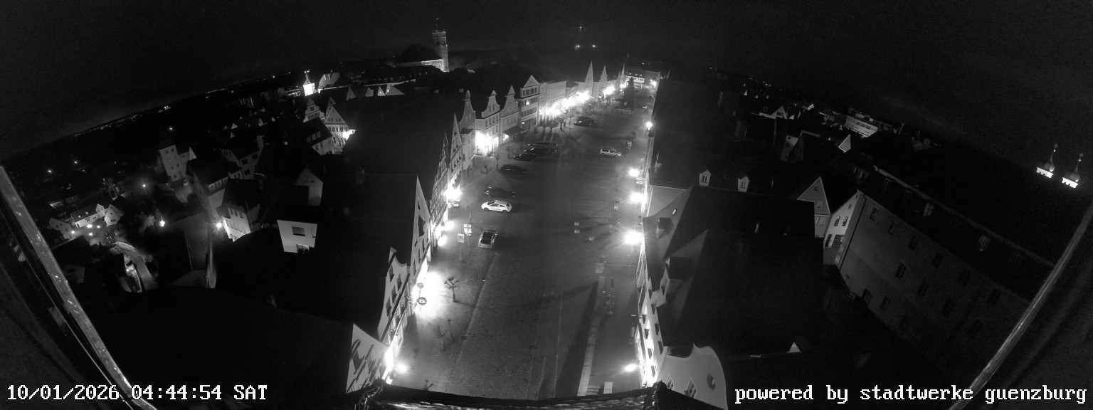 Archiv Foto Webcam Günzburg Marktplatz