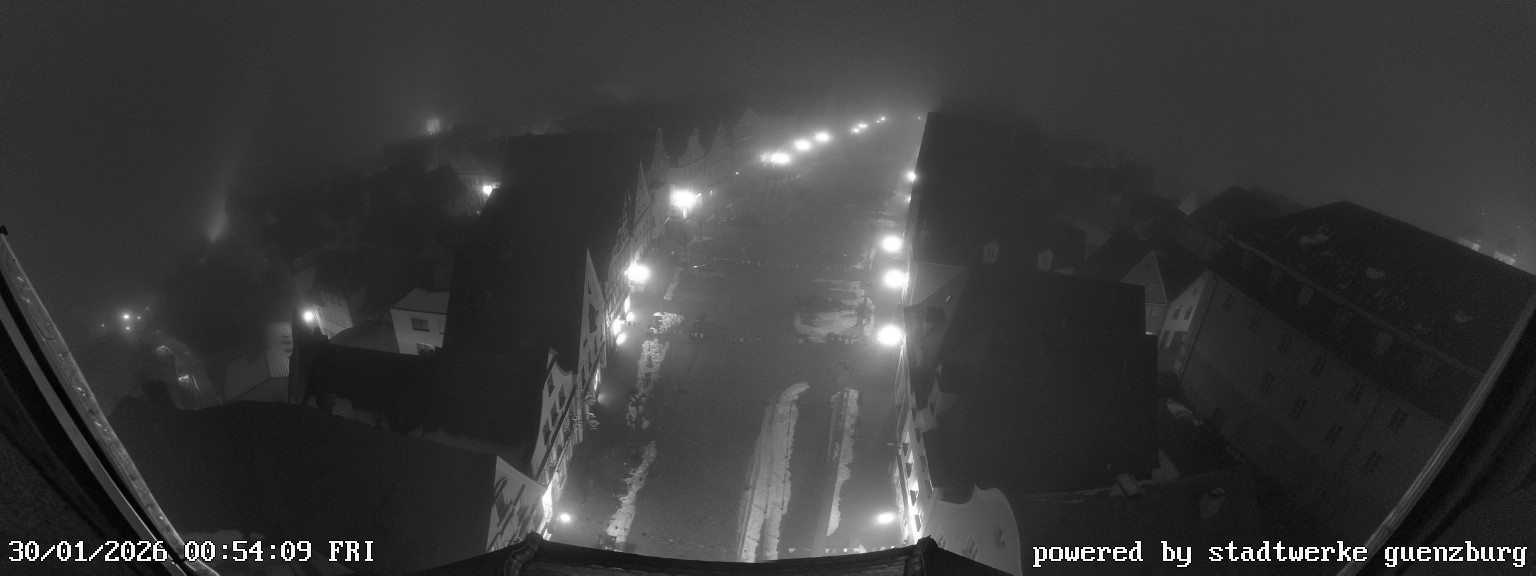 Archiv Foto Webcam Günzburg Marktplatz