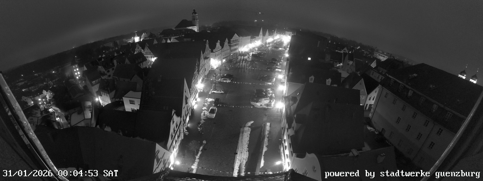 Archiv Foto Webcam Günzburg Marktplatz