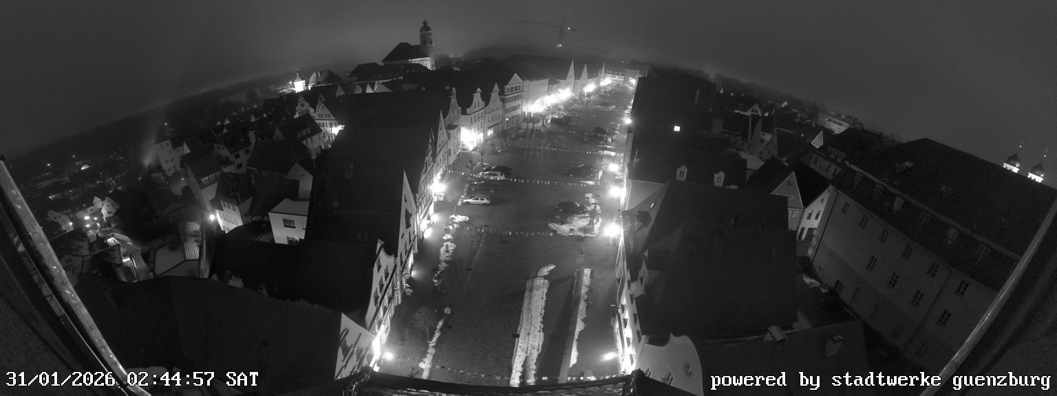 Archiv Foto Webcam Günzburg Marktplatz