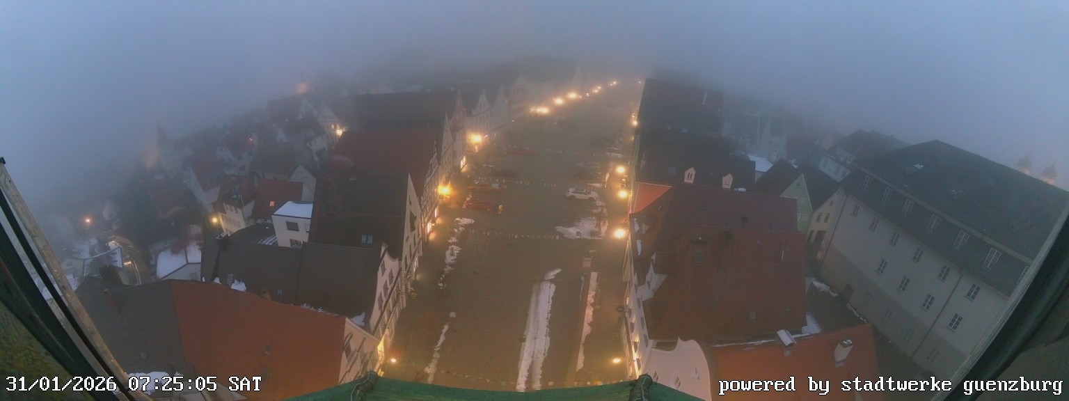 Archiv Foto Webcam Günzburg Marktplatz