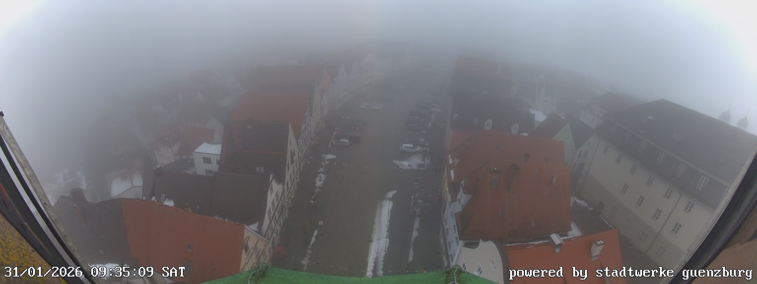 Archiv Foto Webcam Günzburg Marktplatz