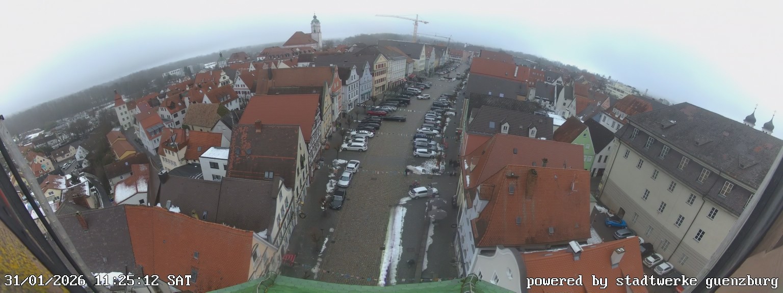 Archiv Foto Webcam Günzburg Marktplatz