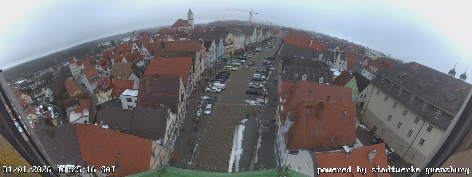 Archiv Foto Webcam Günzburg Marktplatz