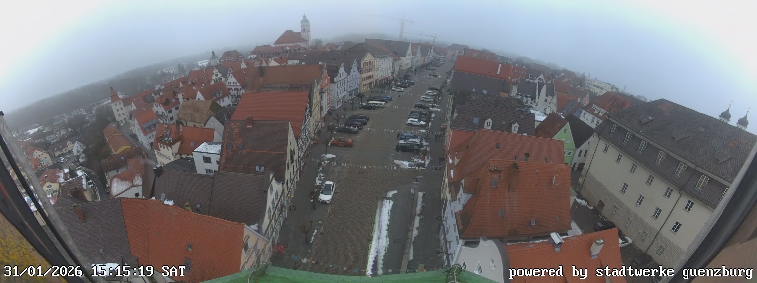 Archiv Foto Webcam Günzburg Marktplatz