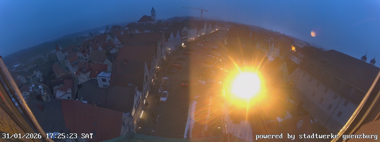 Archiv Foto Webcam Günzburg Marktplatz