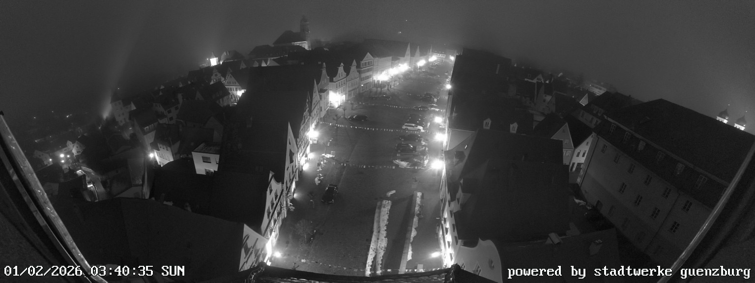 Archiv Foto Webcam Günzburg Marktplatz