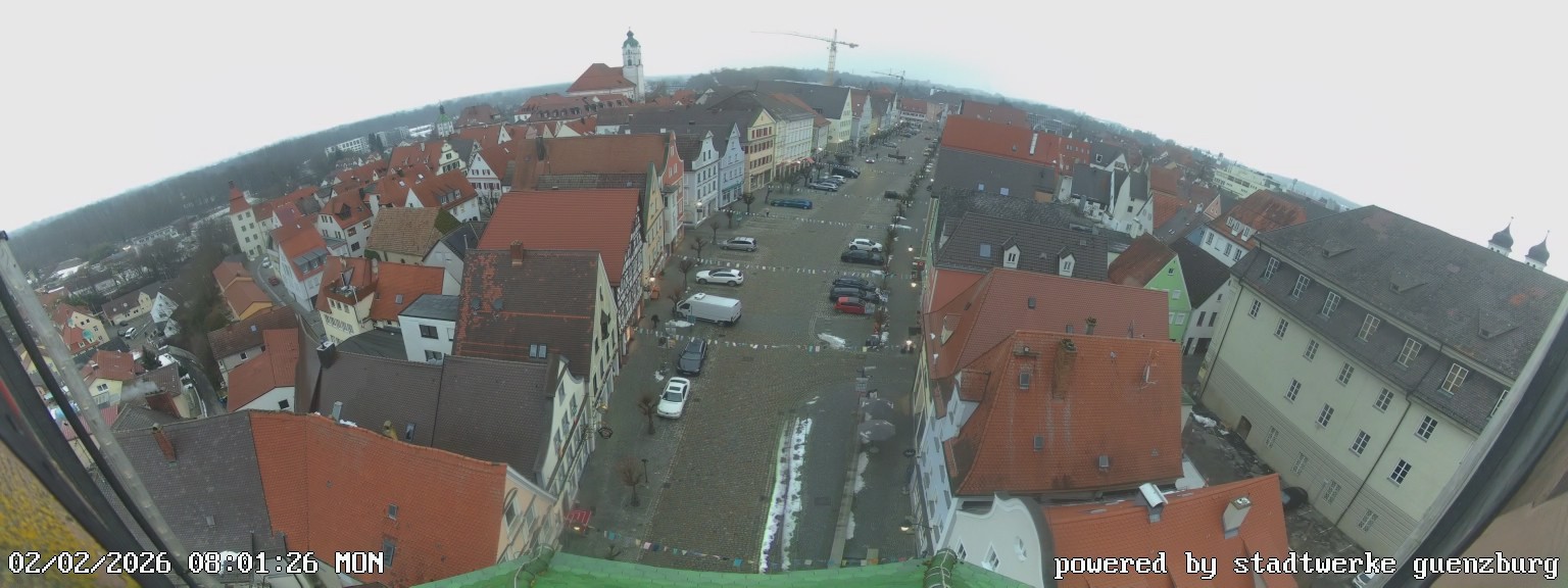 Archiv Foto Webcam Günzburg Marktplatz