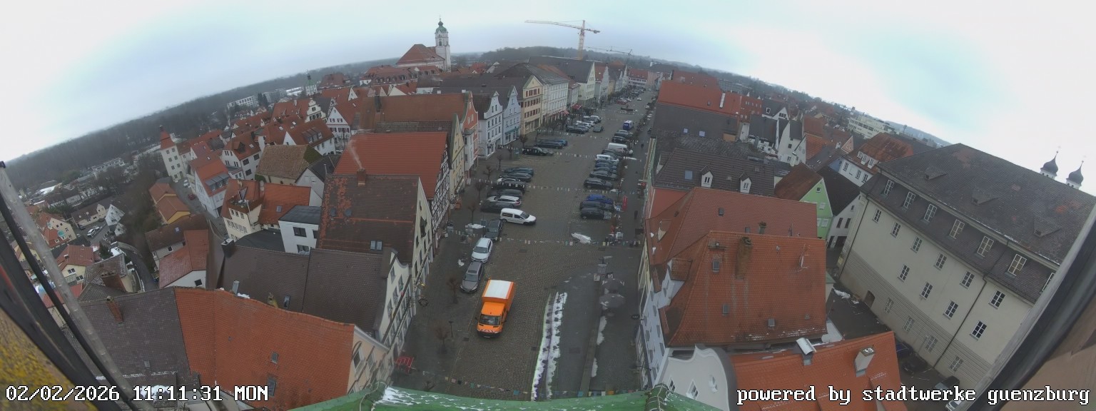 Archiv Foto Webcam Günzburg Marktplatz