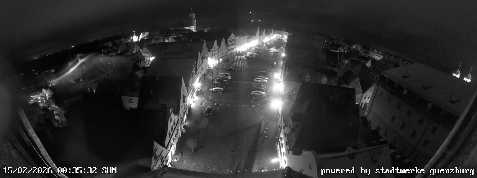 Archiv Foto Webcam Günzburg Marktplatz