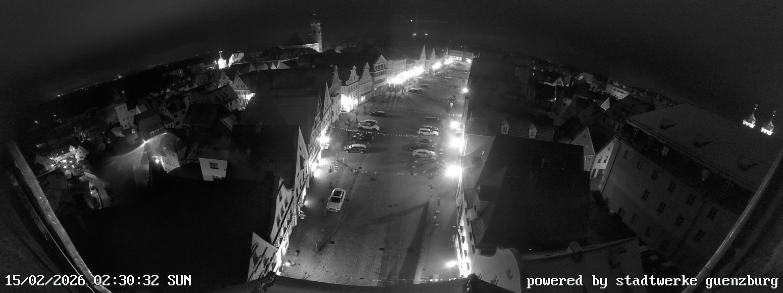 Archiv Foto Webcam Günzburg Marktplatz