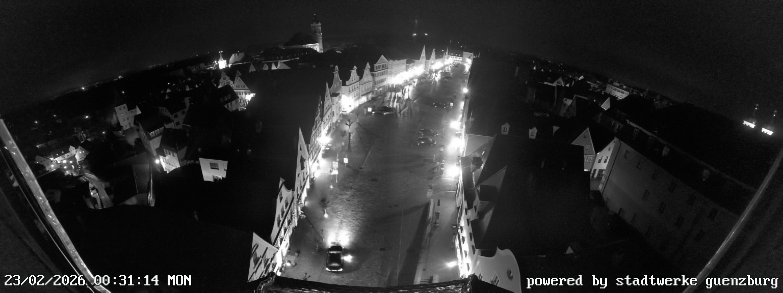 Archiv Foto Webcam Günzburg Marktplatz
