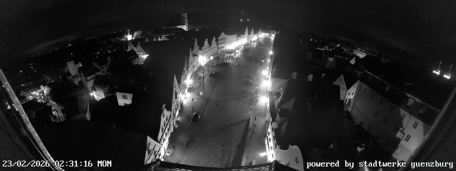 Archiv Foto Webcam Günzburg Marktplatz