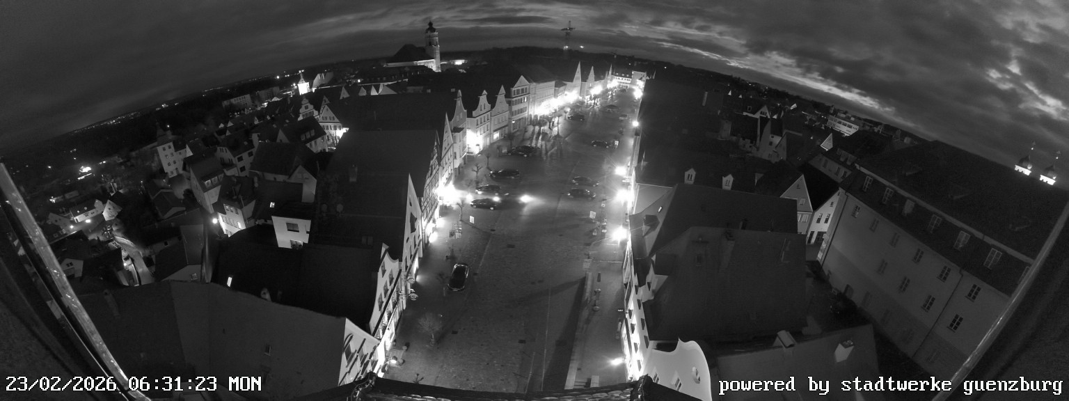 Archiv Foto Webcam Günzburg Marktplatz
