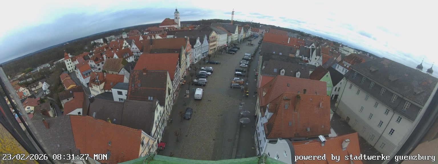 Archiv Foto Webcam Günzburg Marktplatz