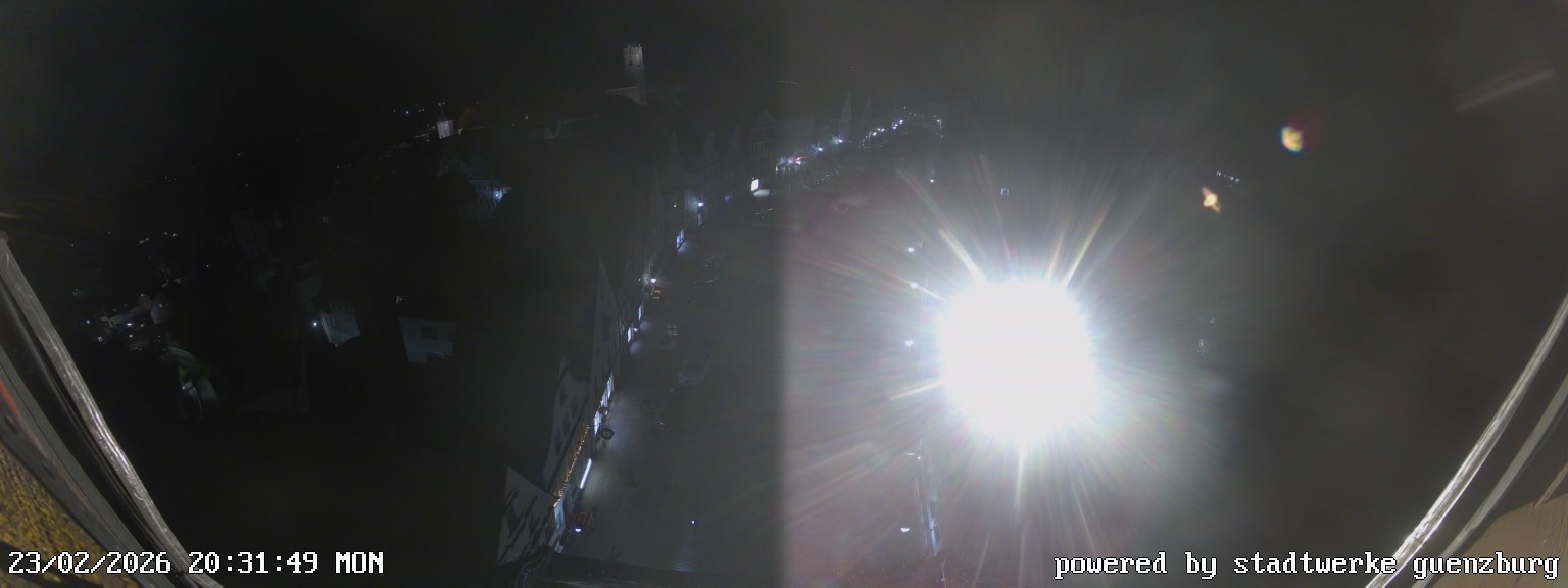 Archiv Foto Webcam Günzburg Marktplatz