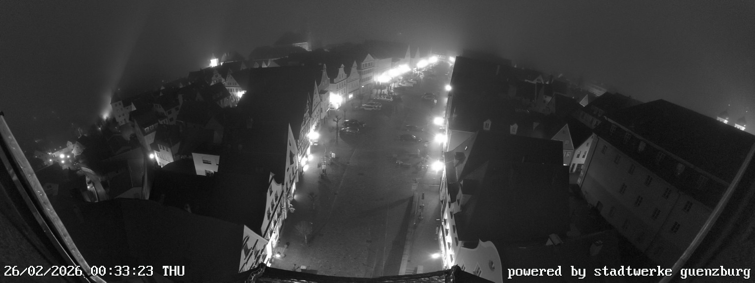 Archived image Webcam Günzburg Town Square
