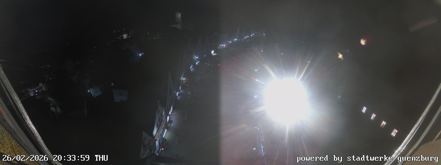 Archived image Webcam Günzburg Town Square