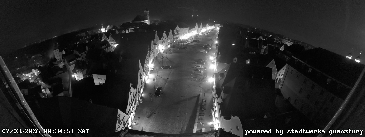 Archiv Foto Webcam Günzburg Marktplatz