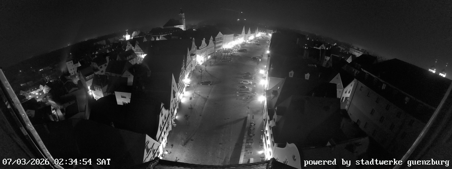 Archiv Foto Webcam Günzburg Marktplatz