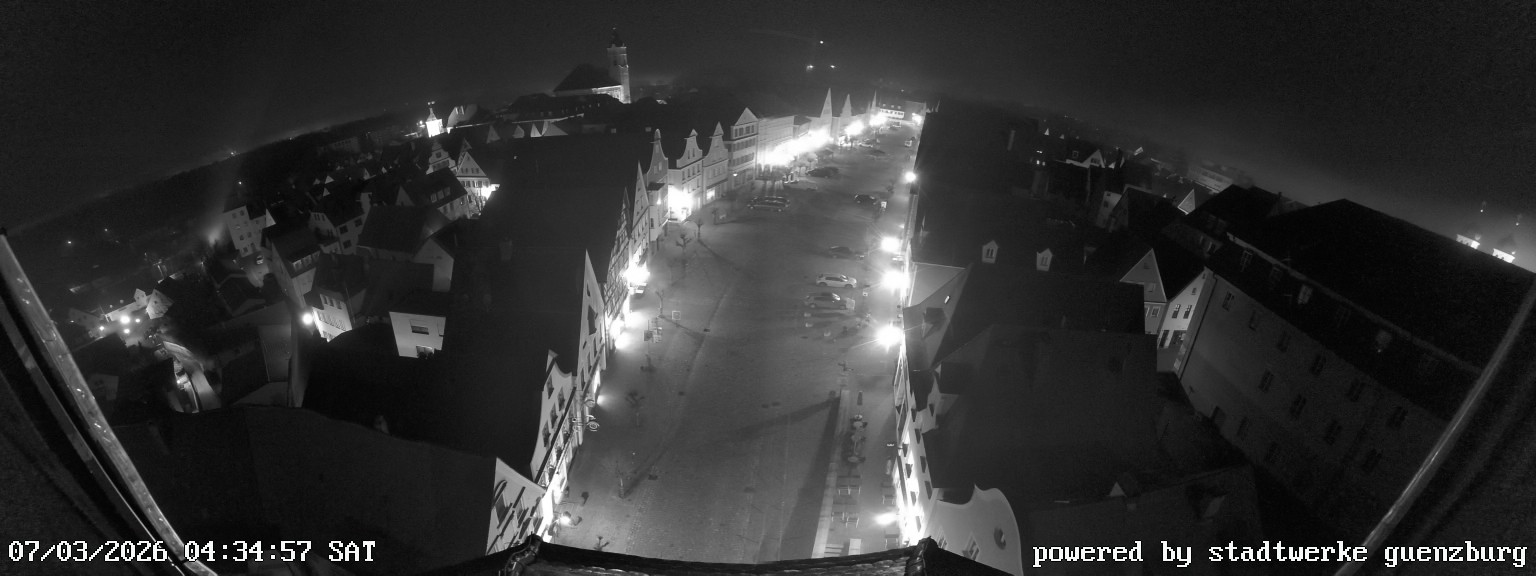 Archiv Foto Webcam Günzburg Marktplatz