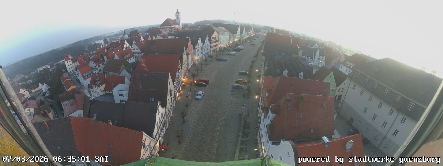 Archiv Foto Webcam Günzburg Marktplatz
