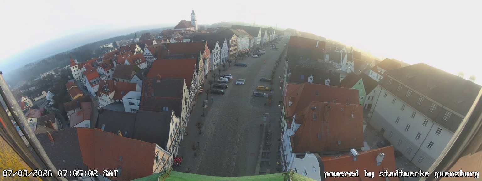 Archiv Foto Webcam Günzburg Marktplatz