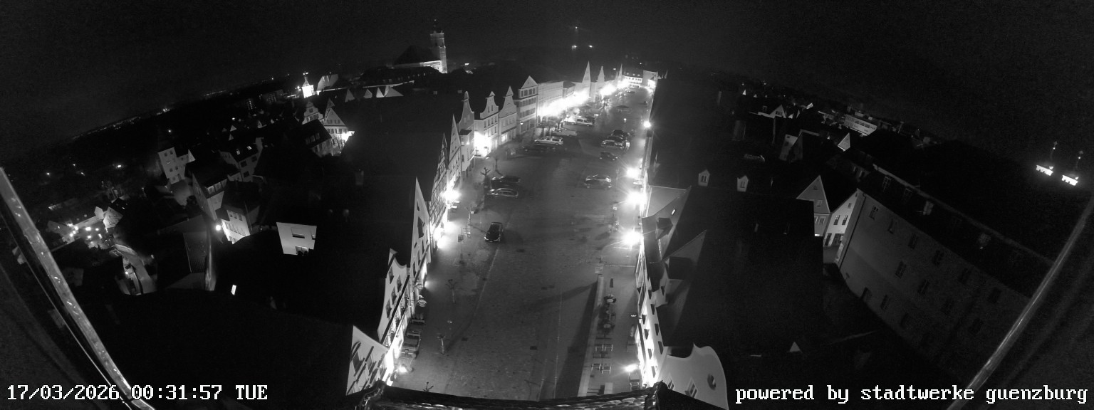 Archiv Foto Webcam Günzburg Marktplatz