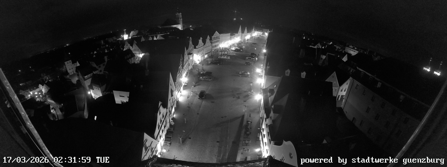 Archiv Foto Webcam Günzburg Marktplatz