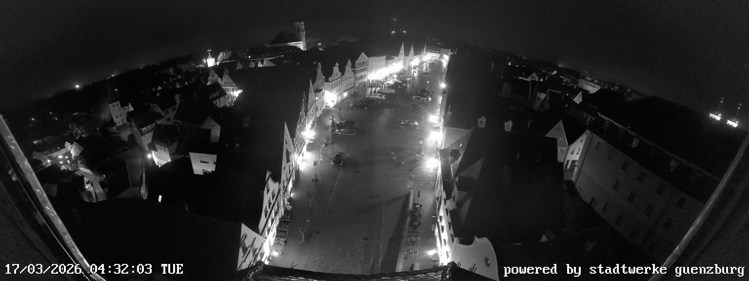 Archiv Foto Webcam Günzburg Marktplatz
