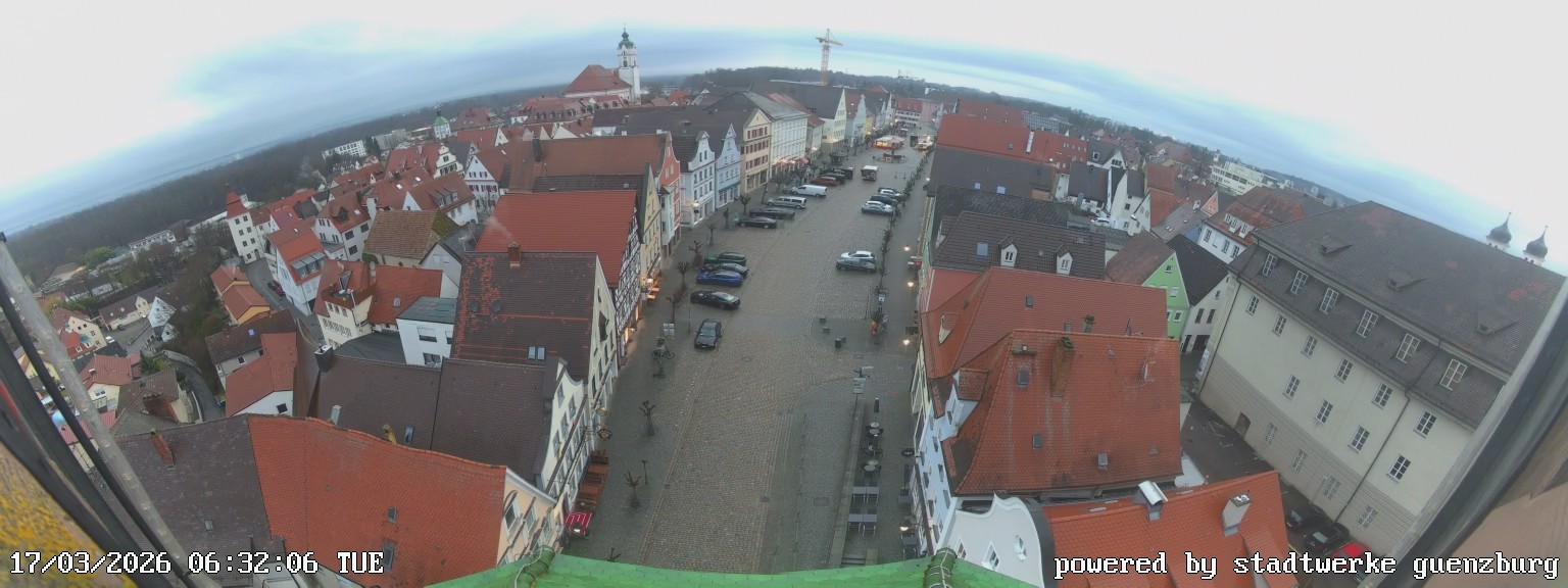 Archiv Foto Webcam Günzburg Marktplatz