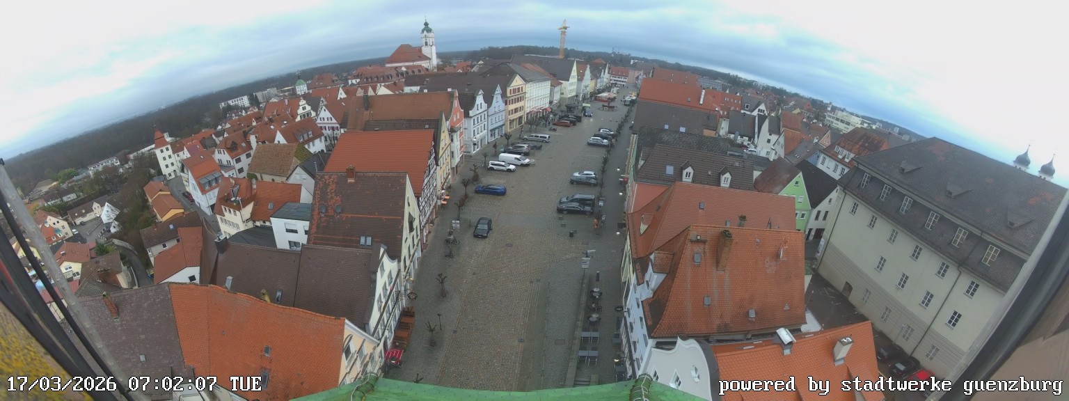 Archiv Foto Webcam Günzburg Marktplatz
