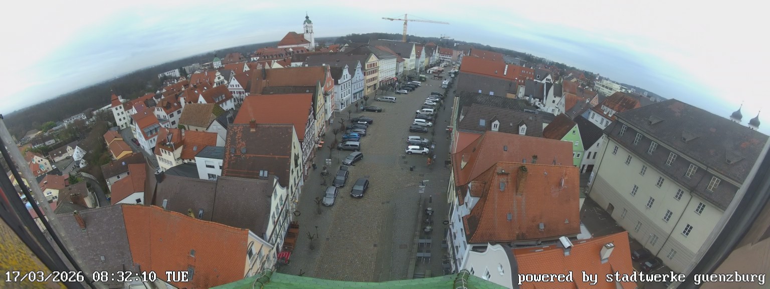 Archiv Foto Webcam Günzburg Marktplatz