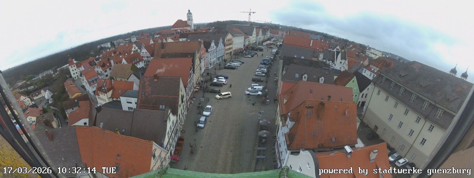 Archiv Foto Webcam Günzburg Marktplatz