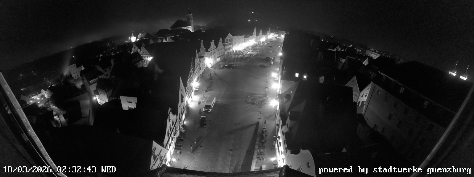Archiv Foto Webcam Günzburg Marktplatz