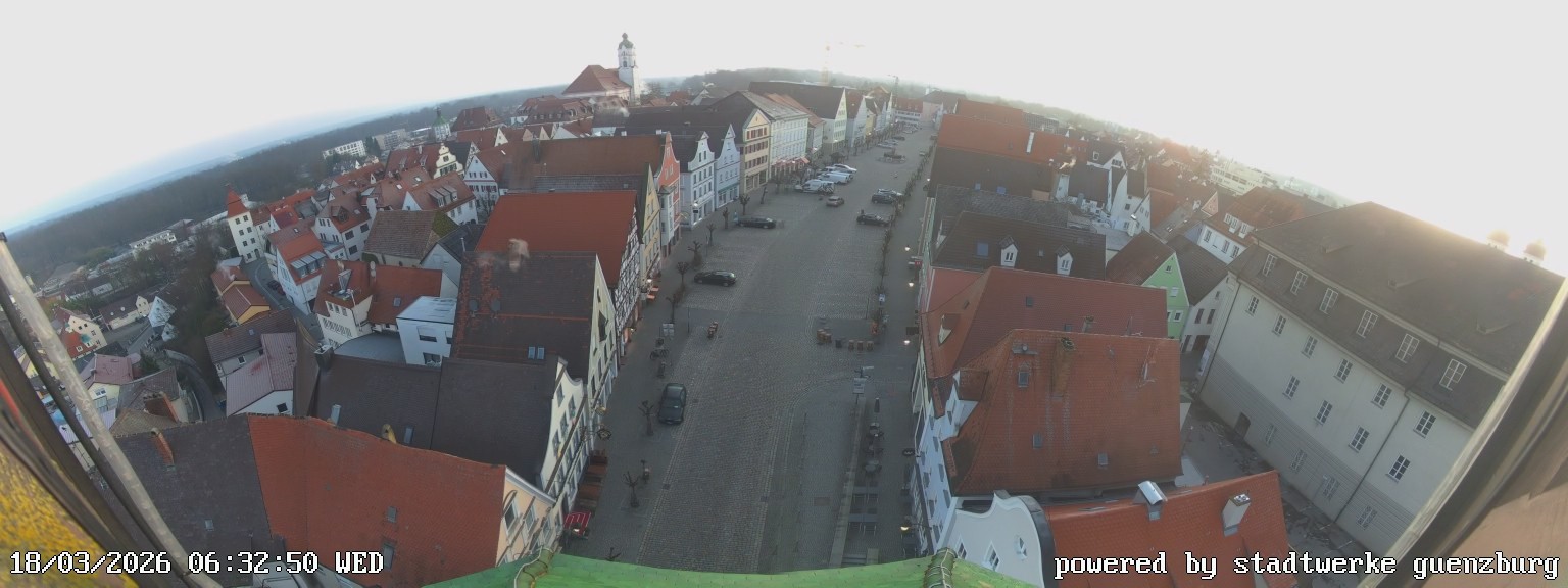 Archiv Foto Webcam Günzburg Marktplatz