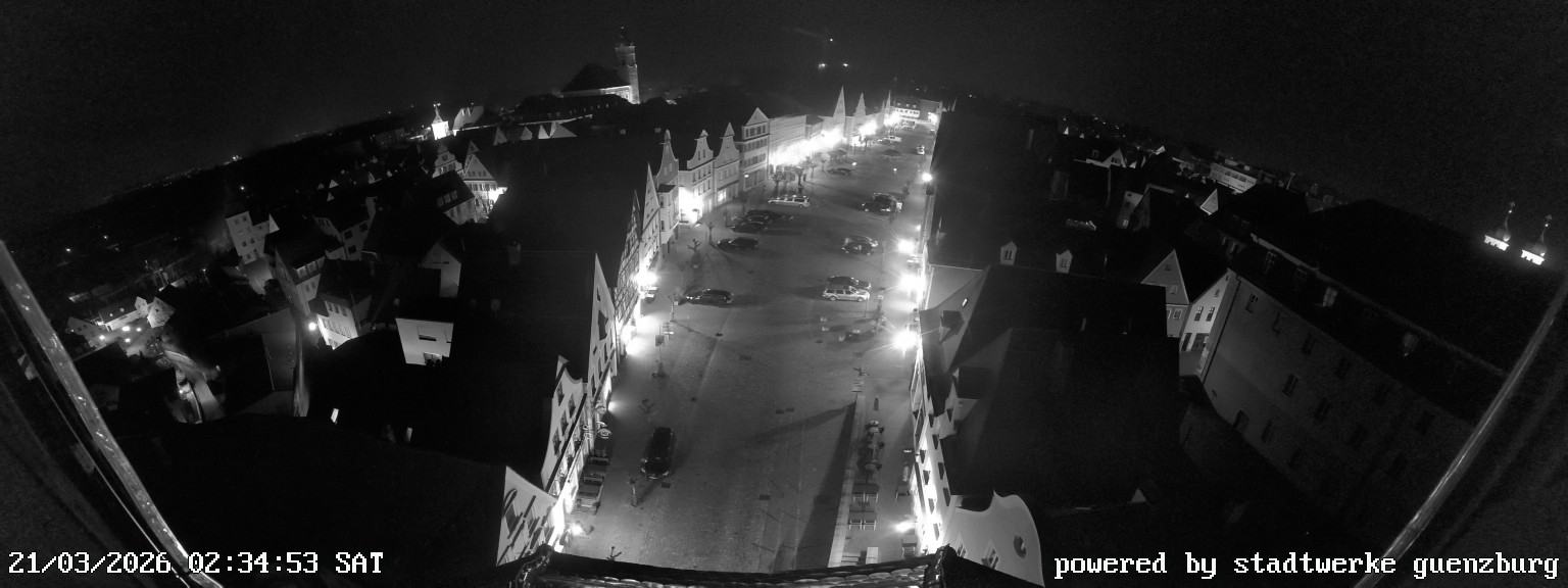 Archiv Foto Webcam Günzburg Marktplatz