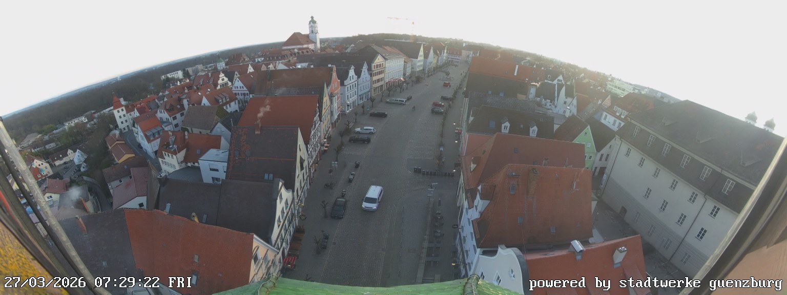 Archiv Foto Webcam Günzburg Marktplatz