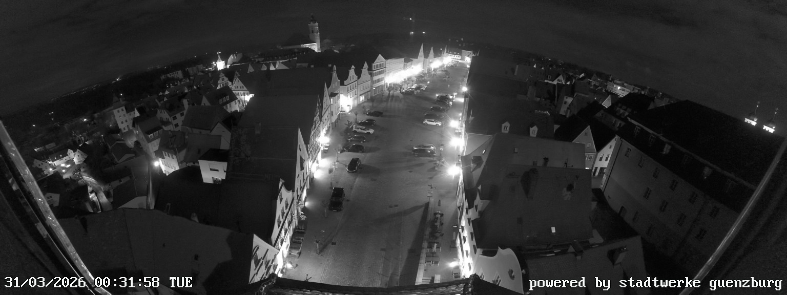 Archiv Foto Webcam Günzburg Marktplatz